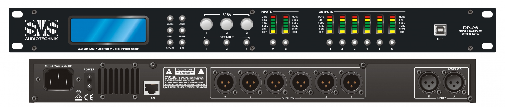 SVS Audiotechnik DP-26 Цифровой процессор: 2 входа 6 выходов в Кыштыме