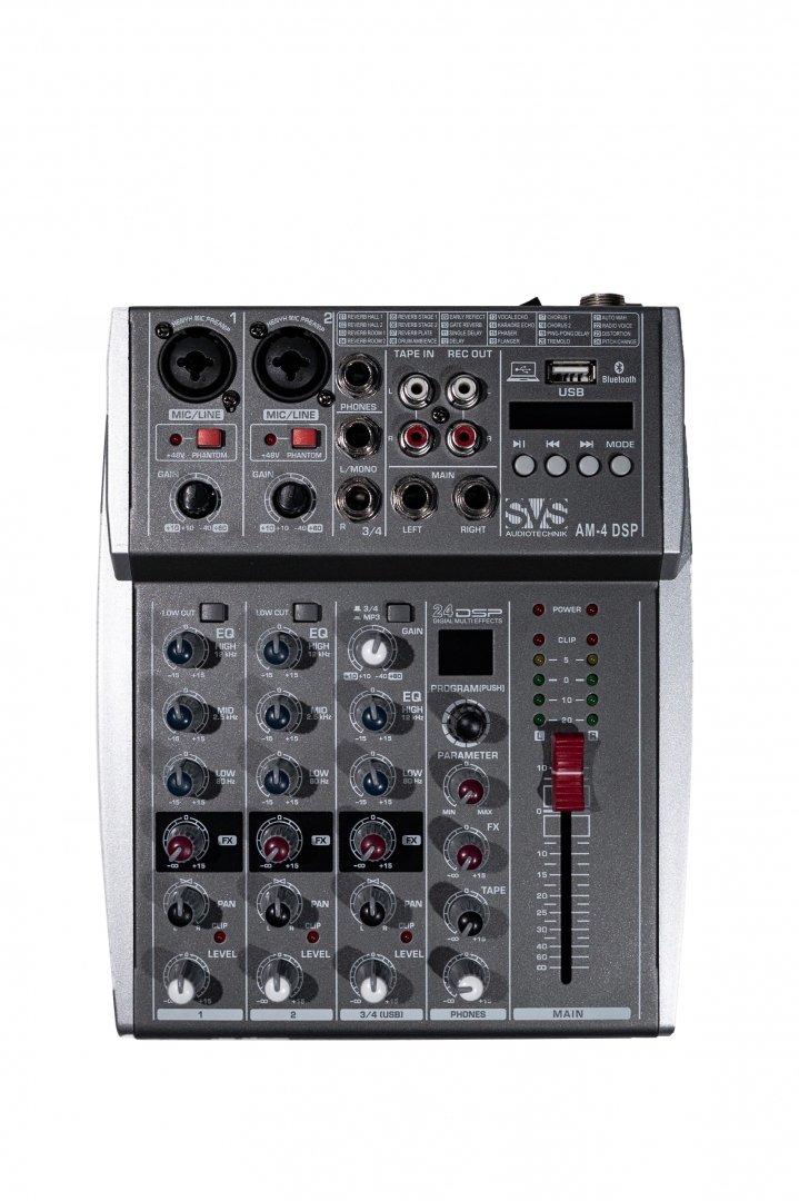 SVS Audiotechnik mixers AM-4 DSP Аналоговый микшерный пульт, 4-канала в Кыштыме