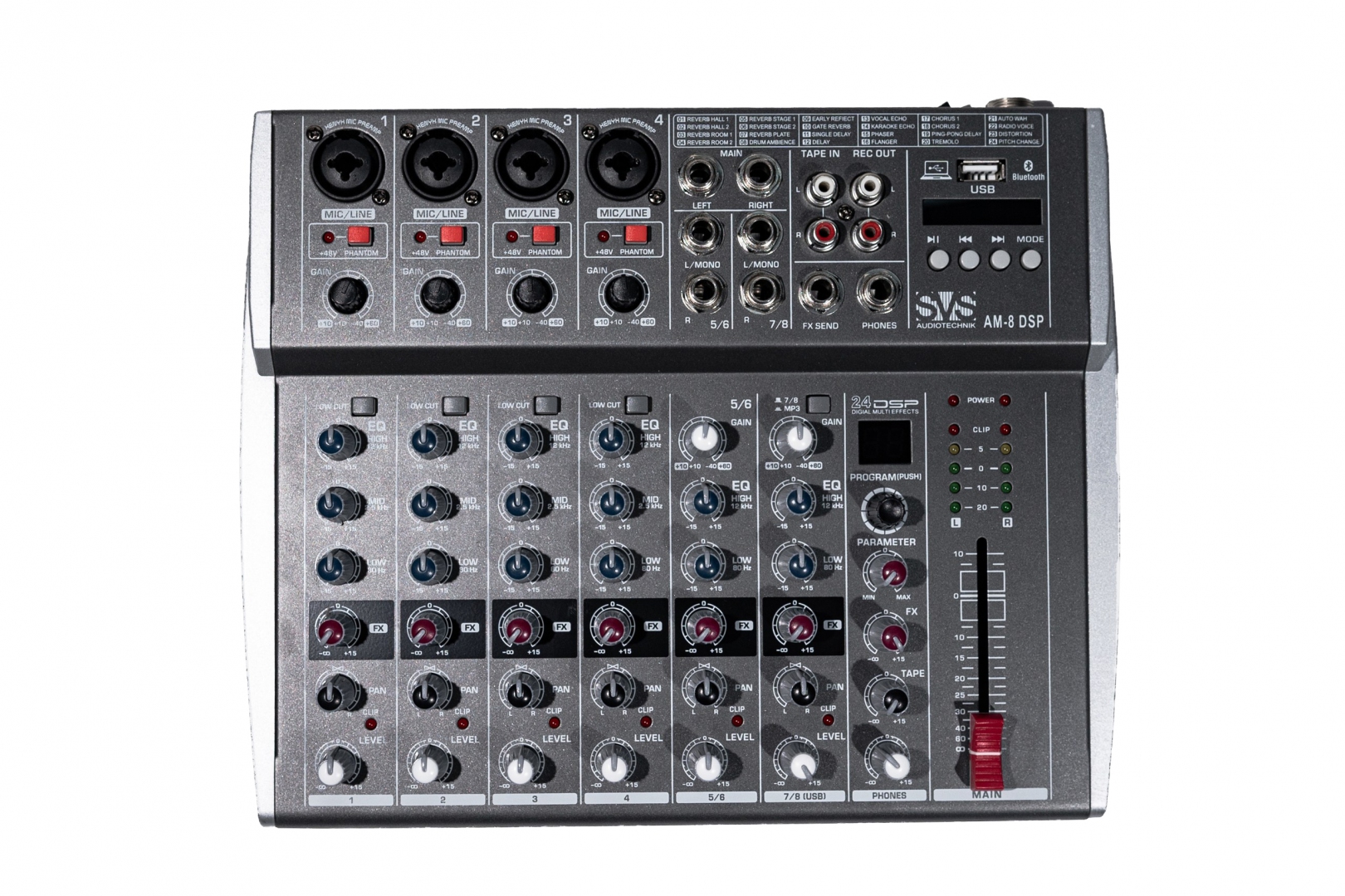 SVS Audiotechnik mixers AM-8 DSP Микшерный пульт аналоговый, 8-канальный в Кыштыме